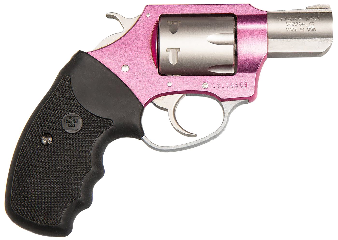 Charter Arms 52330 Pathfinder Pink Lady Small 22 WMR 8 Shot 2in Stainless S