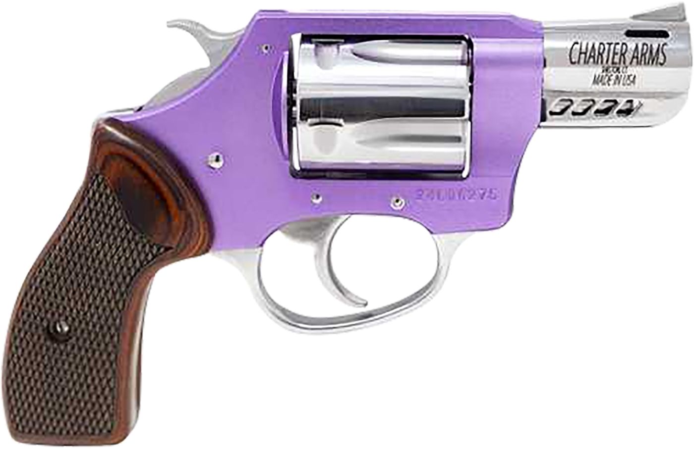 Charter Arms 53804 Off Duty Coyote 380 ACP 5rd 2in High Polished Ported Bar view 2