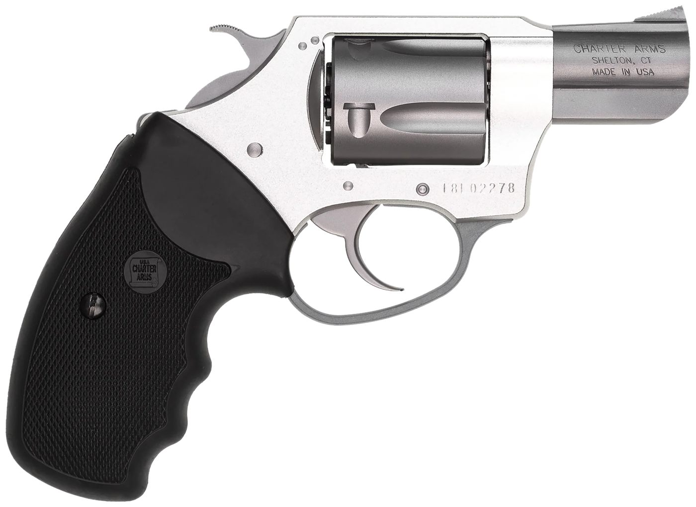 Charter Arms 53820 Undercover Lite Compact 38 Special, 5 Shot 2in Stainless
