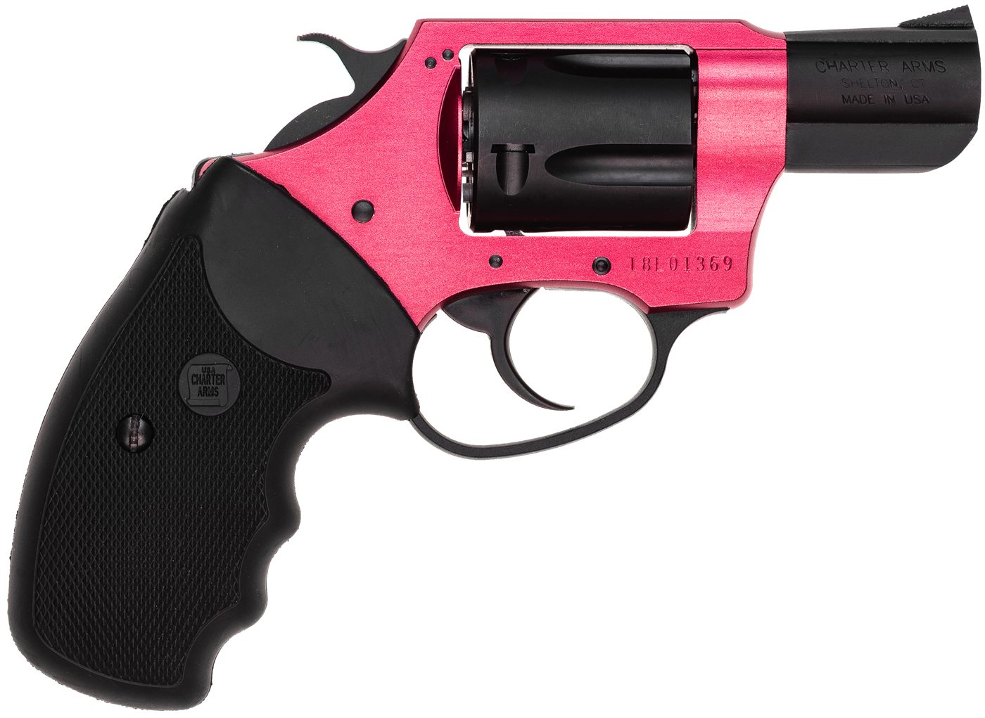 Charter Arms 53824 Undercover Lite Small 38 Special, 5 Shot 2in Black Passi