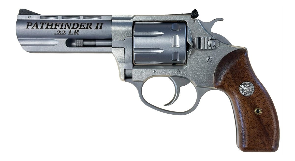 Charter Arms CA Pathfinder II 22lr 3.5 SS 8rd Rubber Grips