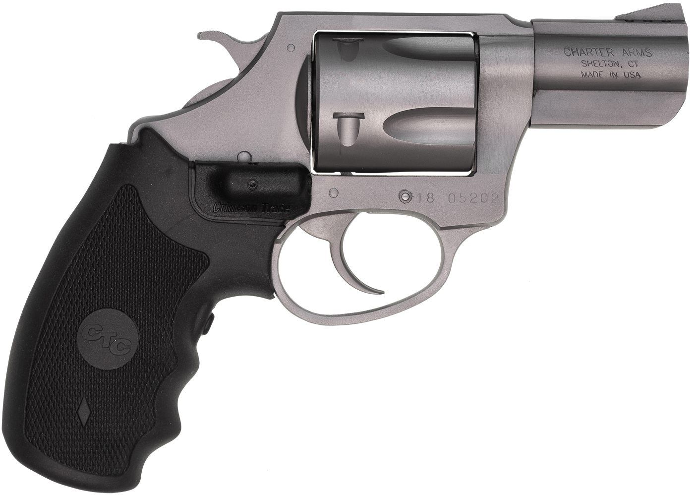 Charter Arms 73524 Mag Pug Large 357 5 Shot 2.20in Matte Stainless Steel Ba