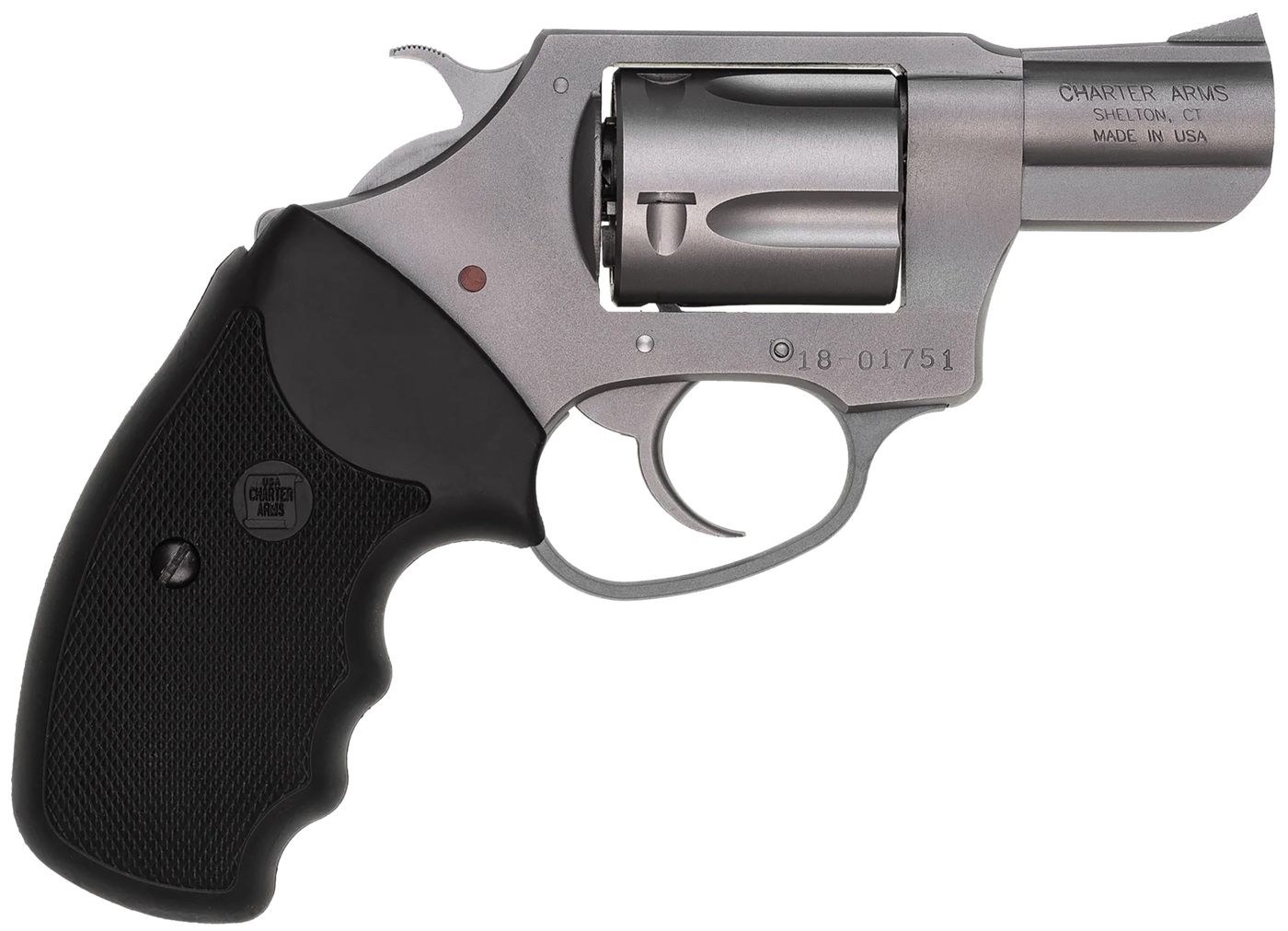 Charter Arms 73820 Undercover Small 38 Special, 5 Shot 2in Matte Stainless