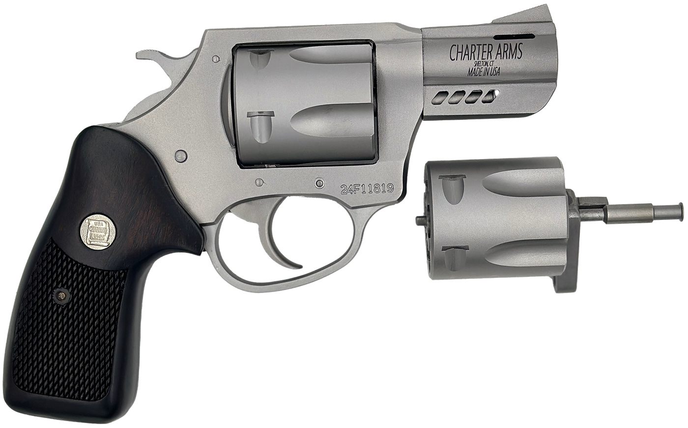 Charter Arms 73920 Double Dog Large 9mm Luger/357 Mag/38 Special 5 Shot 2.2