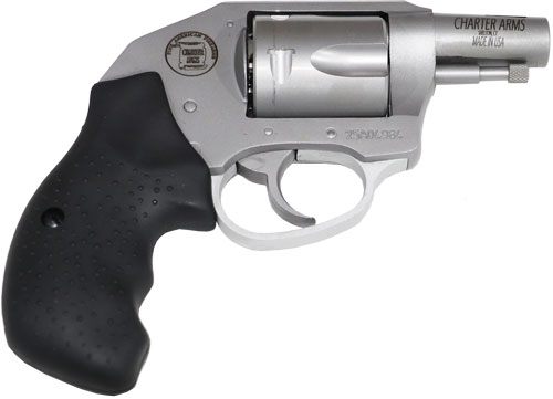 Charter Arms Boomer 2in 44 Spec 5-Shot Rubber Grips Stainless