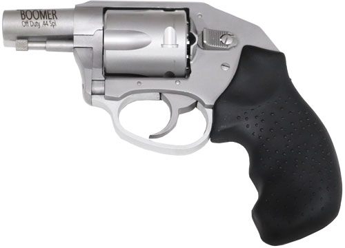 Charter Arms Boomer 2in 44 Spec 5-Shot Rubber Grips Stainless view 2