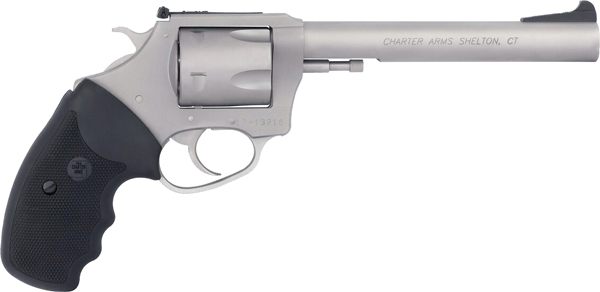 Charter Arms 79960 Pitbull Large 9mm Luger, 5 Shot 6in Matte Stainless Stee view 3