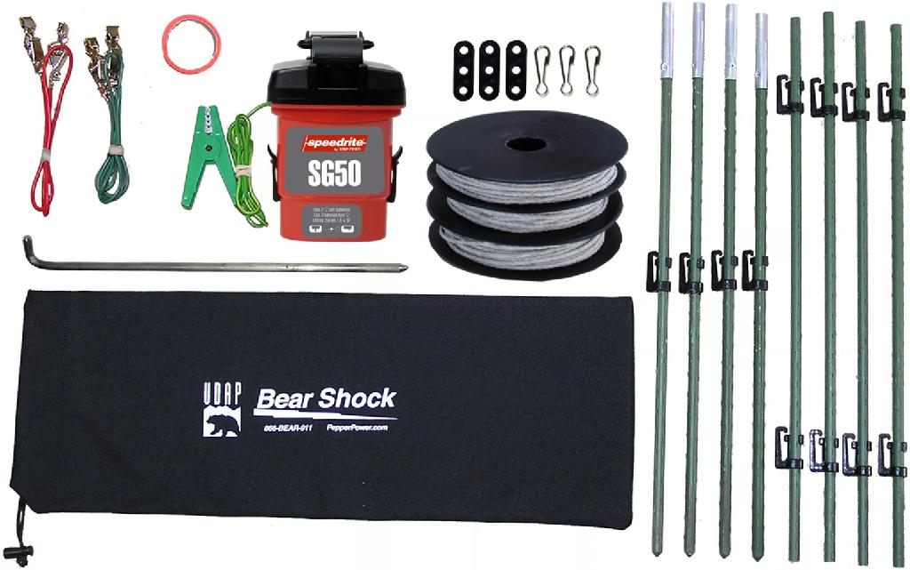 Udap Bear Shock Ultra Lightweight Electric Fence For Camping