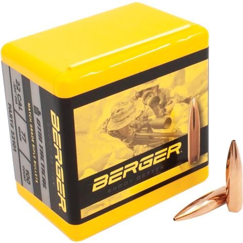 Berger Bullets OTM Tactical Rifle .22 cal .224in 77 gr HPBT 100/ct