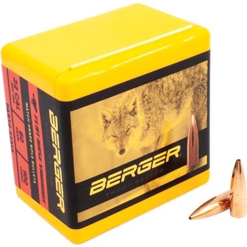 Berger Bullets Match Grade Varmint .22 cal .224in 60 FB 100/ct