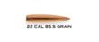 Berger Bullets Long Range Hybrid Target .22 cal .224in 85.5 gr HPBT 1000/ct view 2