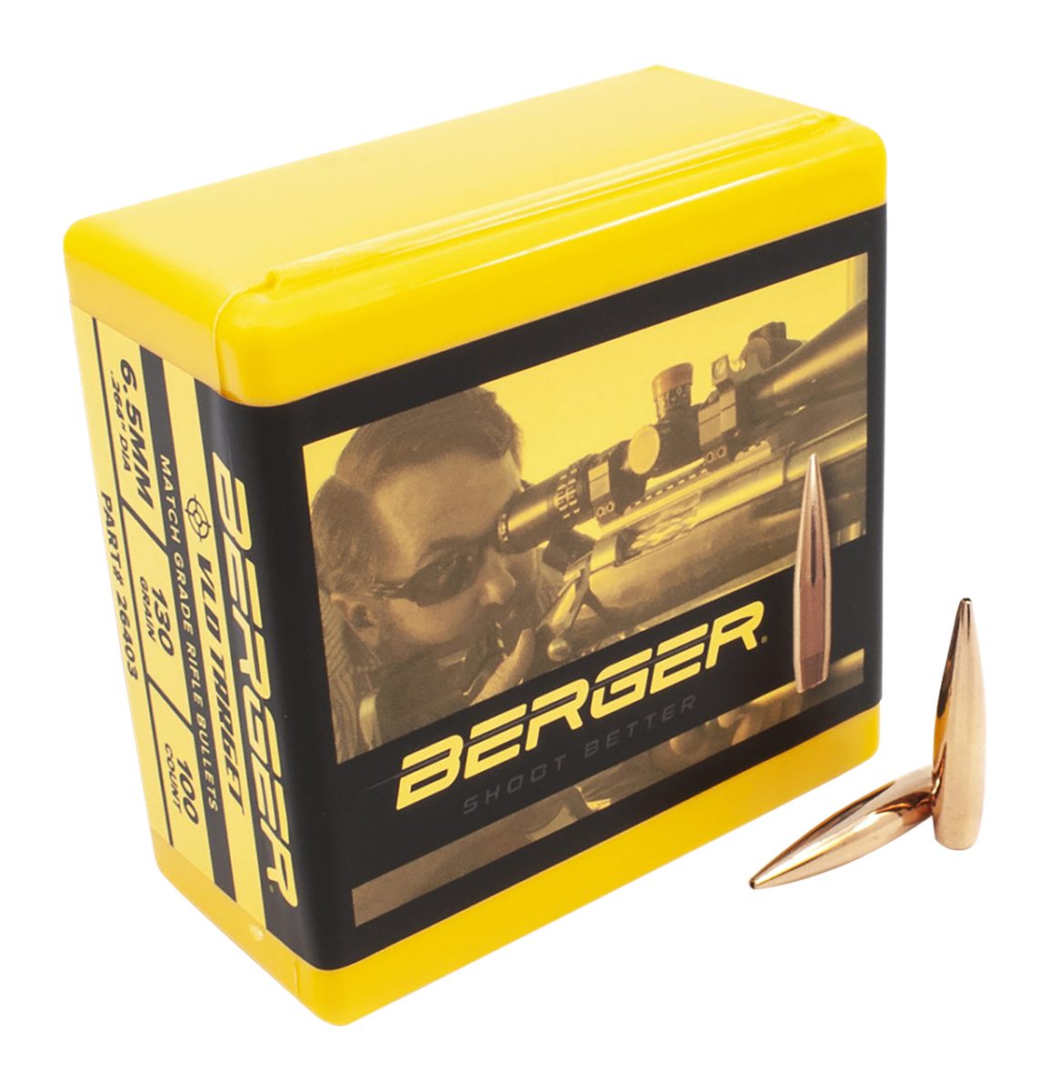 Berger Bullets 26403 VLD Target Long Range 6.5 Creedmoor 130gr 100/Box