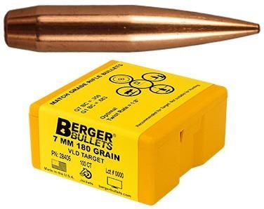 Berger Bullets VLD Target 7mm .284in 180 gr HPBT 100/ct