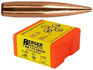 Berger Bullets Elite Hunter Rifle 7mm .284in 175gr 100/ct