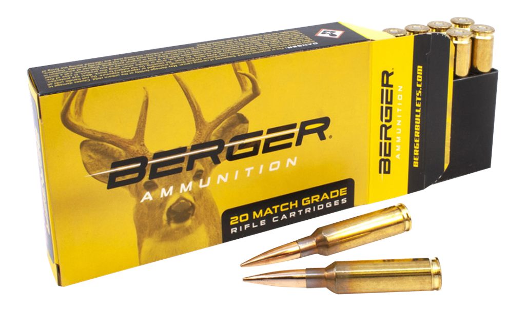 Berger Bullets Elite Hunter Rifle Ammunition 6.5mm Creedmoor 156gr EOL 2680
