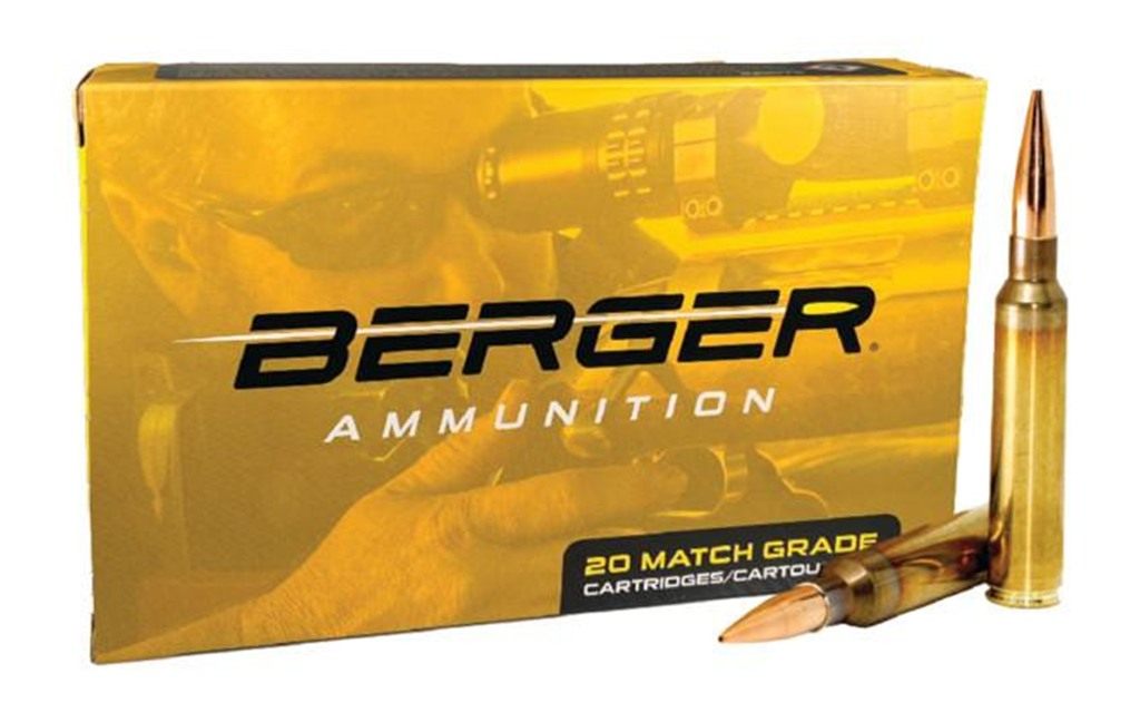 Berger Bullets Hybrid Target Rifle Ammunition .300 PRC 215gr OTM 2940 fps 2