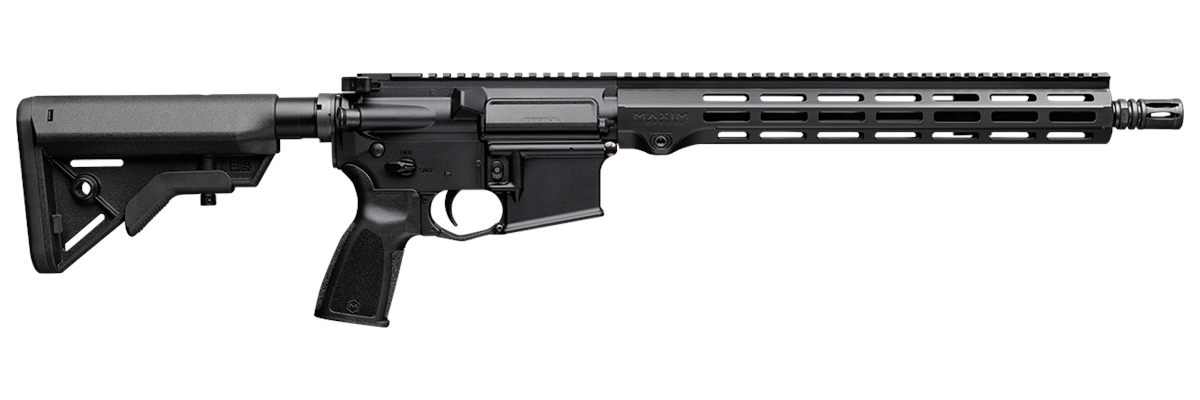 Maxim Defense MD15 Duty 5.56 Nato 16in Black Nitride Threaded Barrel, Anodi