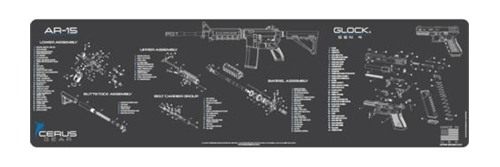 Cerus Gear Magnum XXL 14x48 AR-15/Glock Combo Schematic Promat Grey