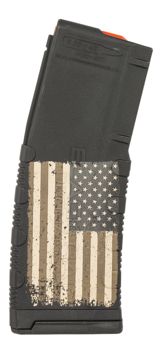 Black Rain Ordnance MAG30AMFLAG Magazine 30rd 223 Rem/5.56x45mm Nato Americ