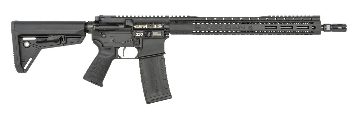 Black Rain Ordnance SSP300BLKABLK SSP  300 Blackout 30+1 16" Black Nitride Threaded Barrel, Black Armor Cerakote Aluminum Receiver w/Picatinny Rail, Magpul MOE SL Black Polymer Stock, Black Magpul Gri