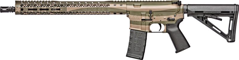 Black Rain Ordnance Spec+ Patriot Rifle 5.56 16in FDE/OD GRN Flag 30RD view 2