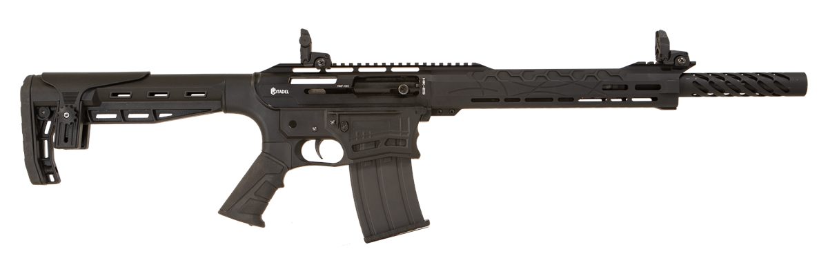 Citadel CBOSS2512 Boss25 12 Gauge Semi-Auto 3in 5+1 18.75in Black Steel Thr