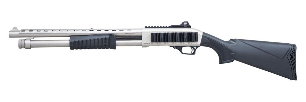 Citadel FRMN1220SYN Mariner 12 Gauge Pump 3in 4+1 18.50in Black Full Heat S view 2