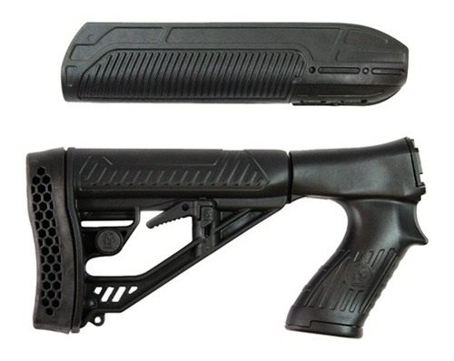 Adaptive Tactical AT02000 EX Performance Stock Forend Black Synthetic, Fits view 2