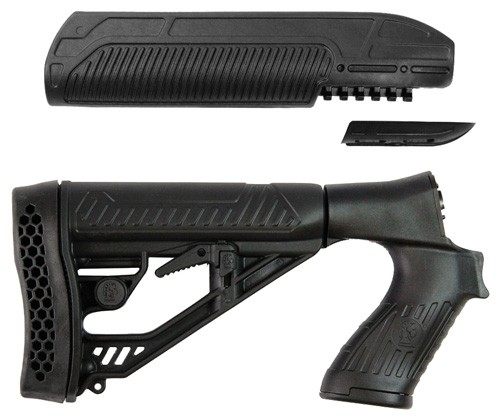 ADAPTIVE TACTICAL FOREARM/STK MBERG 500/590/88 12GA BLACK view 2