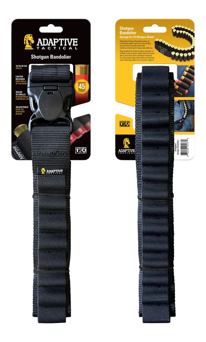 Adaptive Tactical Bandolier Ammo Sling 20 16 12 Gauge Shotgun Shell Holder view 2