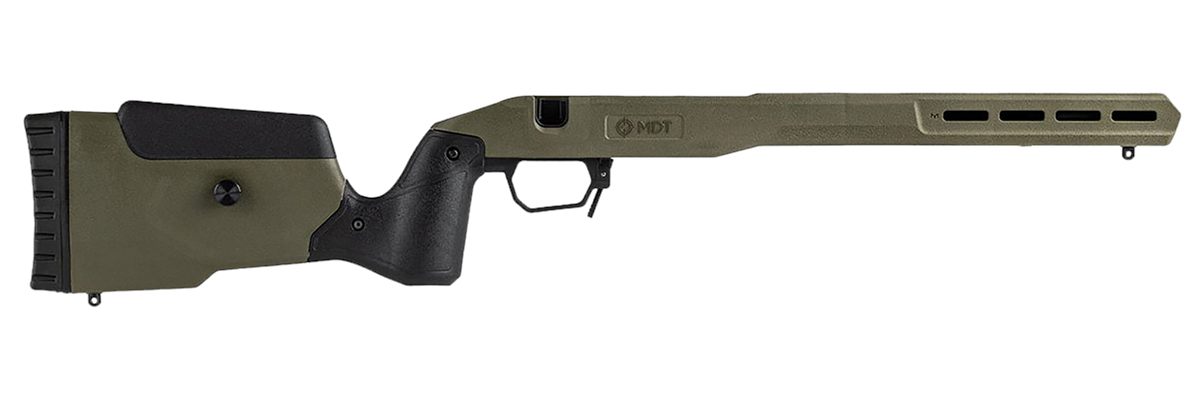 MDT 109542ODG Field Stock Chassis System ODG Fits Ruger 10/22 32.22in OAL