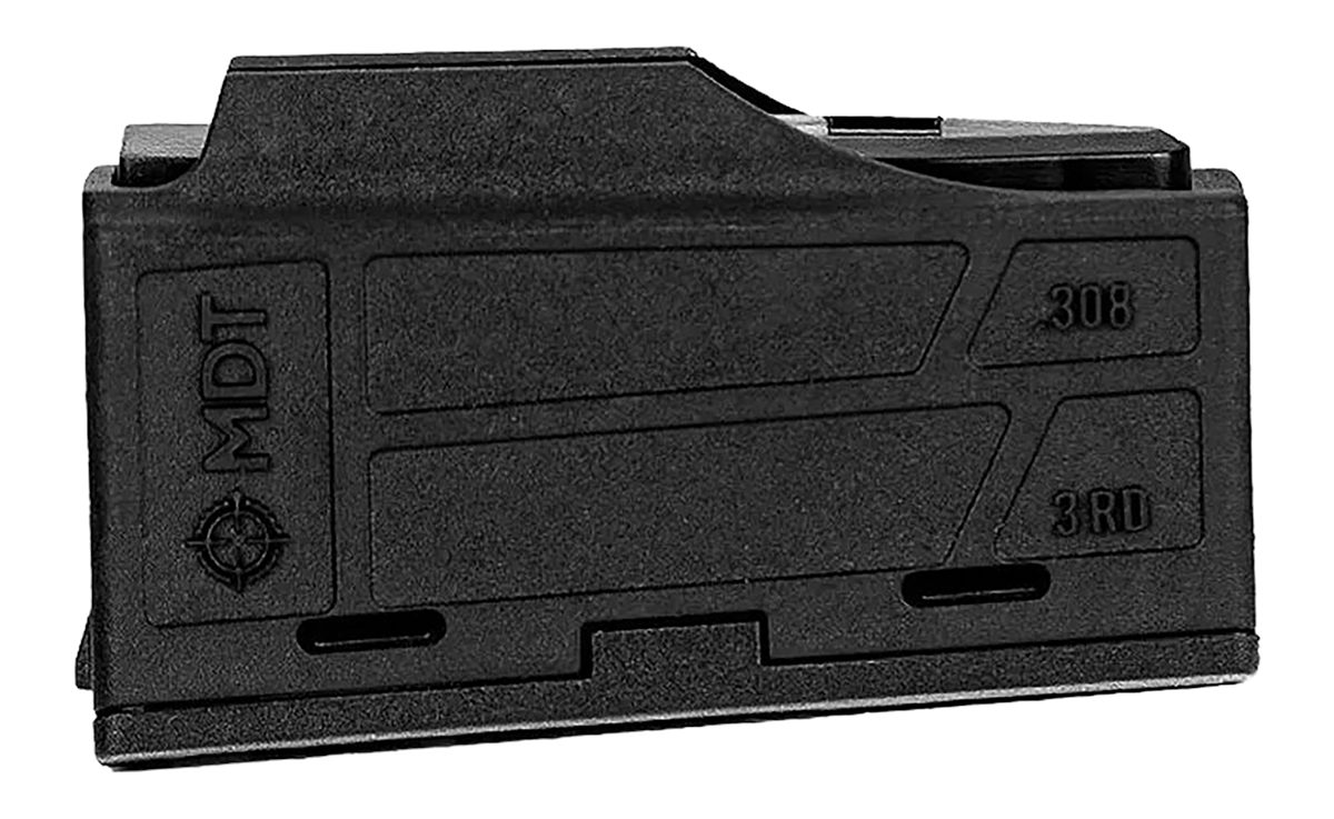 MDT 105089BLK AICS Magazine 3rd Flush Fit 308/6.5 Creedmoor Short Action, B