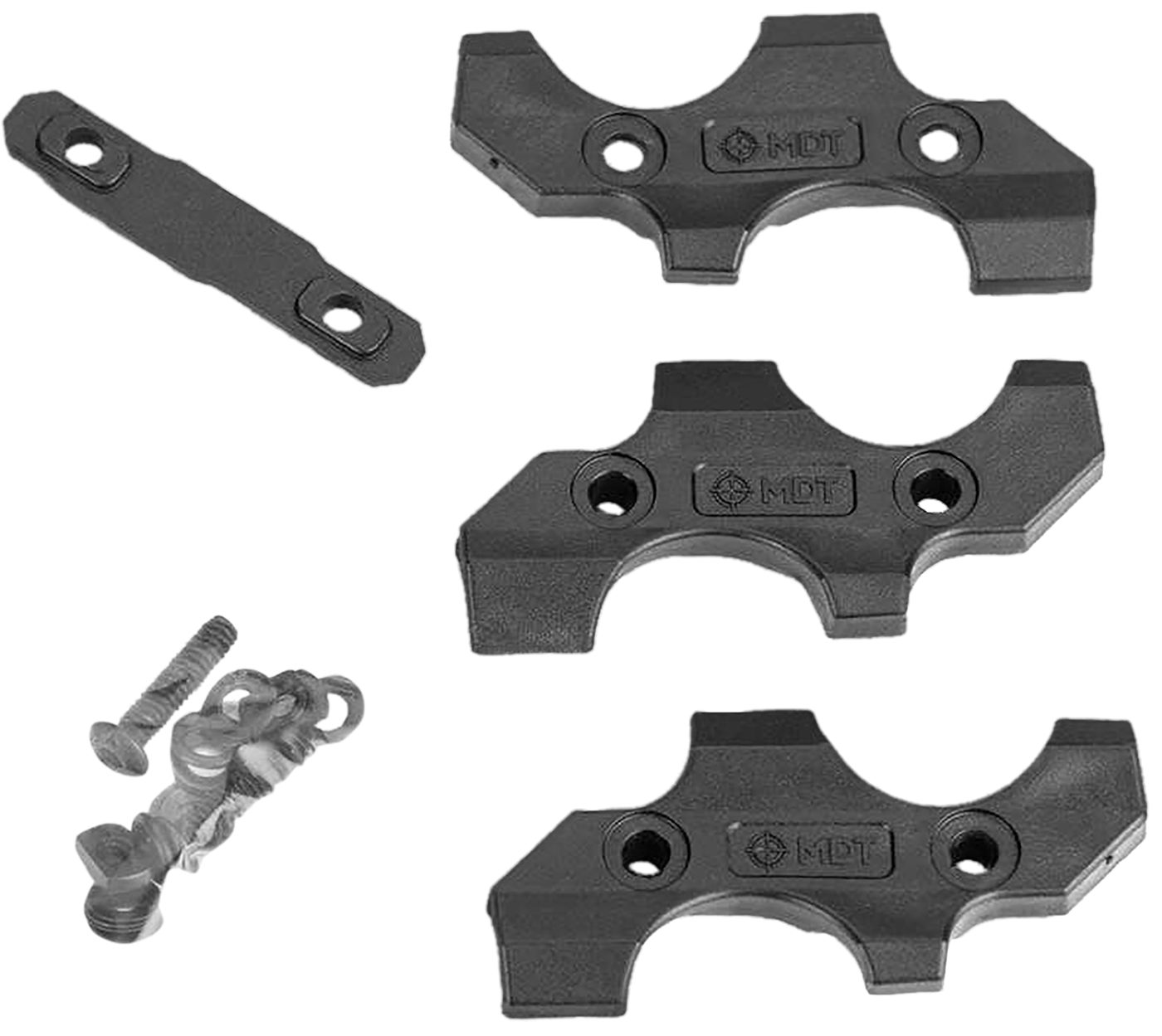 MDT 105248BLK M-LOK Spare Round Holder Black Polymer