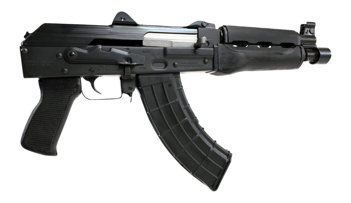 Zastava Arms USA ZP92762M Zpap 92 7.62x39mm 30+1 10in Black, Polymer Grip