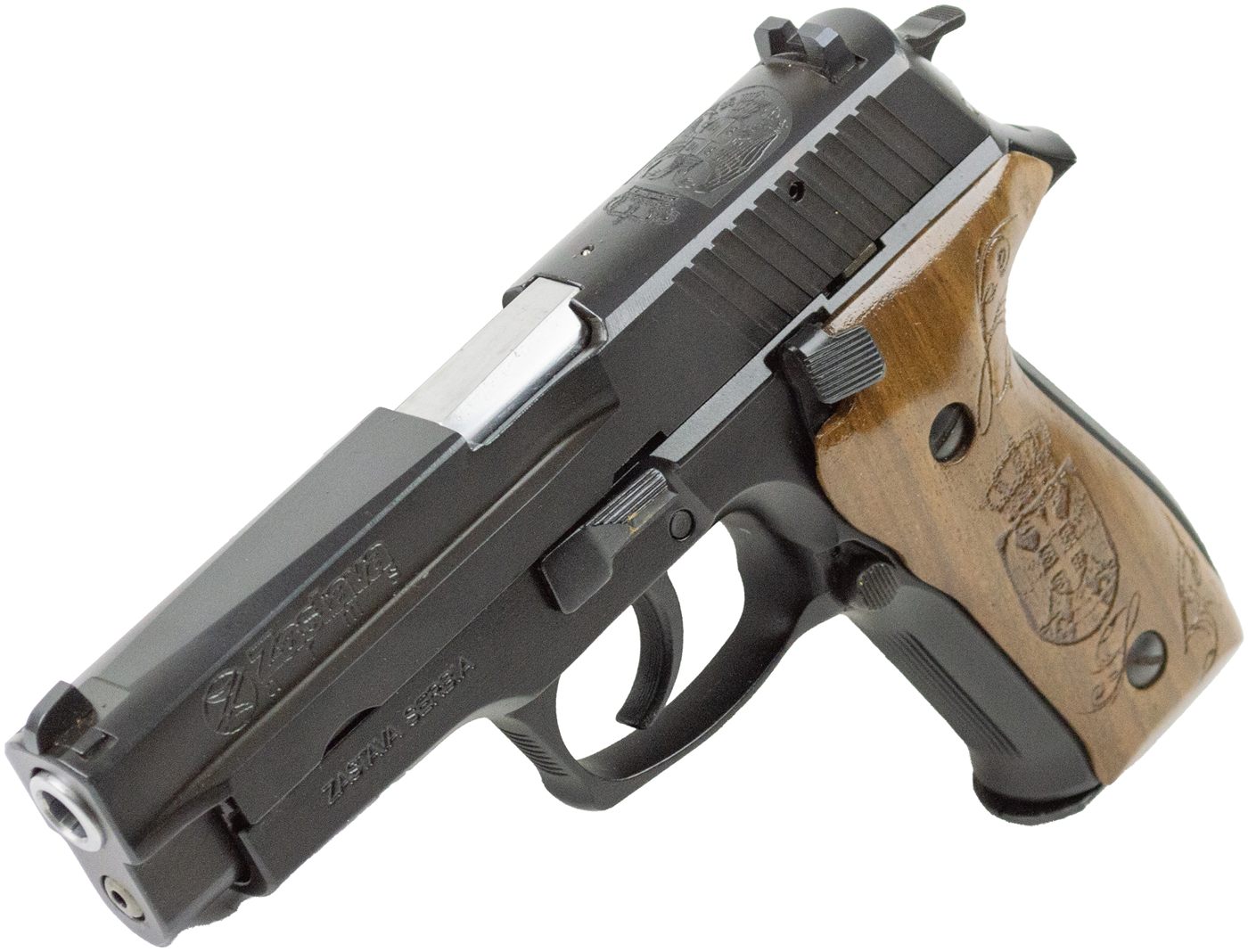 Zastava Arms USA CZ999 9MM 4.25 Blued Serbian Crest