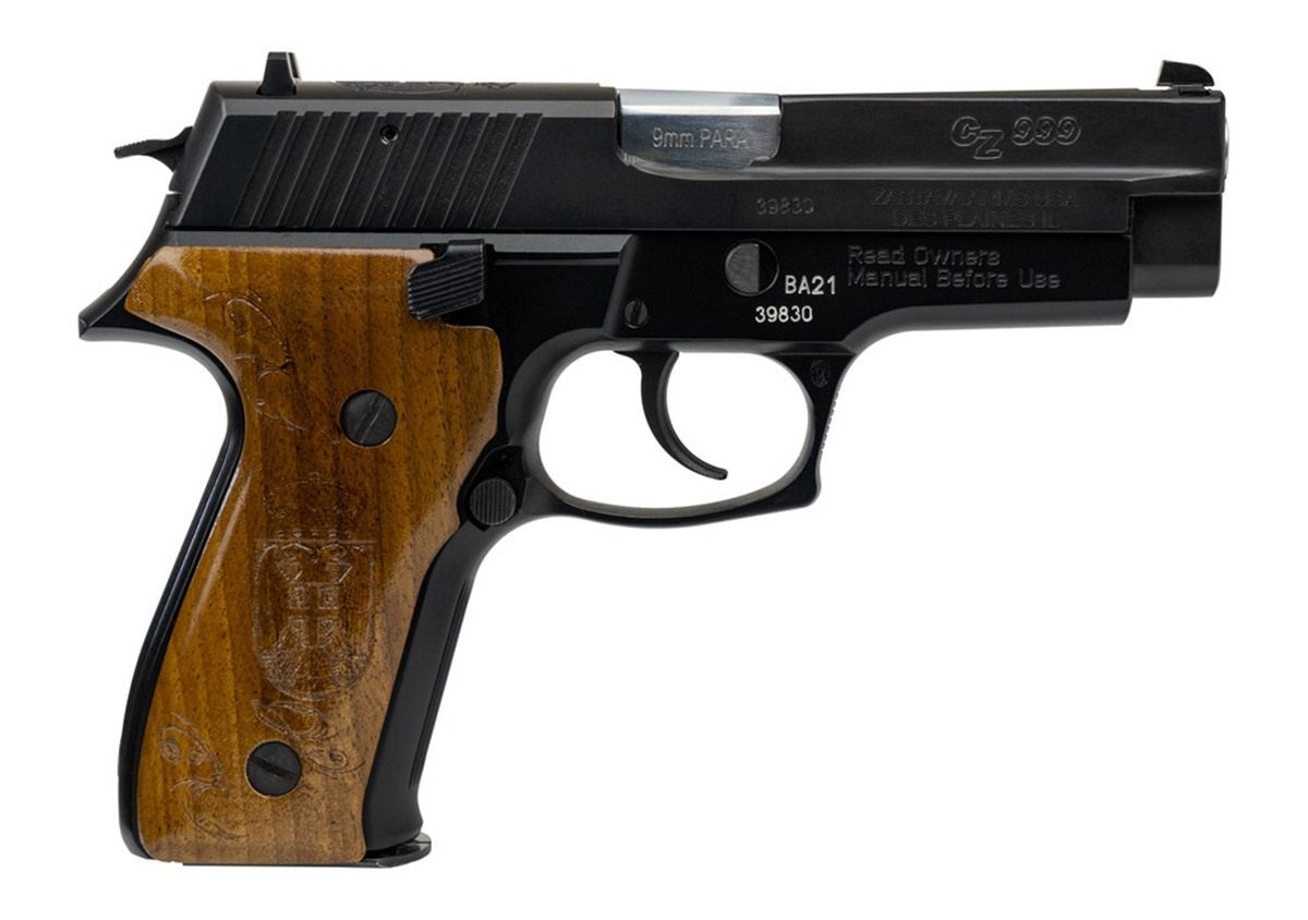 Zastava Arms USA CZ999 9MM 4.25 Blued Serbian Crest view 2