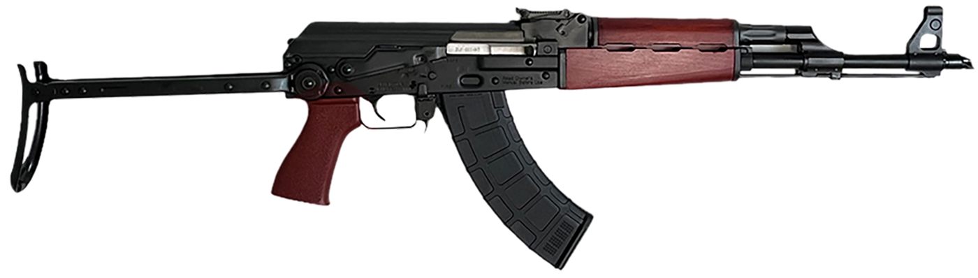 Zastava Arms Usa ZR7762UF ZPAPM70  7.62x39mm 30+1 16.30" Black Steel Barrel, Black Battle Worn Dark Walnut Handguard, Black Underfolding Stock, Black Synthetic Grip