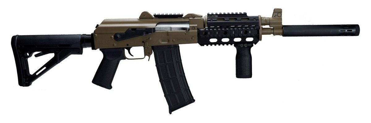 Zastava Arms USA ZPAP85 5.56 16 FDE CTR STK Magpul Grips view 2