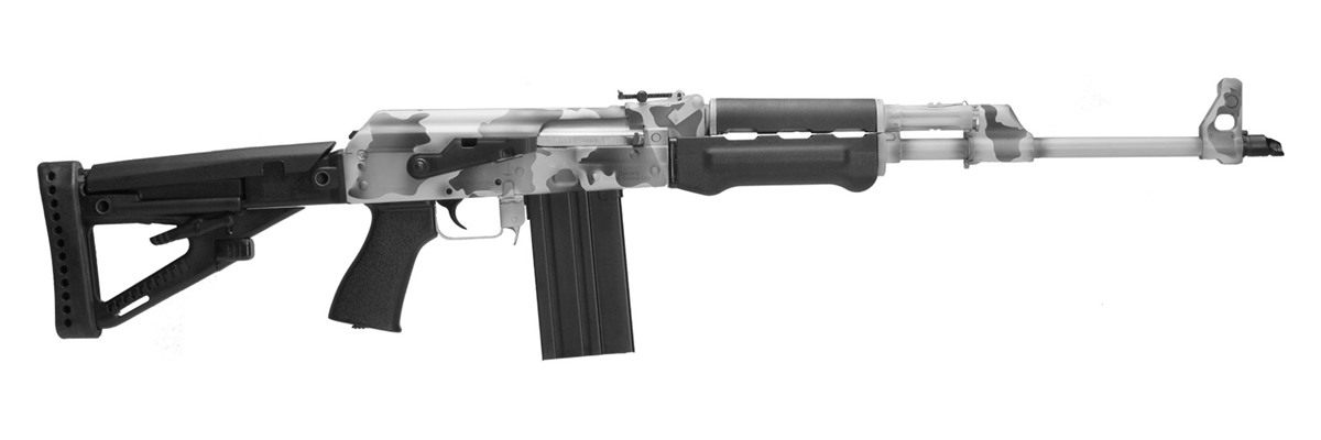 Zastava Arms USA ZPAPM77 308WIN AK Snow Camo 20RD