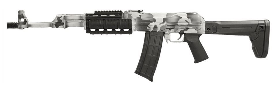Zastava Arms Zpapm90 5.56 18.25 Snow Camo Zhukov 30rd
