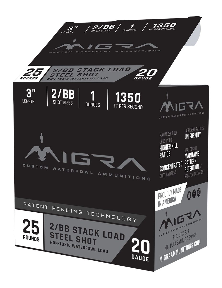 Migra Ammunitions M20S46 Combinational 20 Gauge 3in 1oz 4/6 Shot 25 Per Box