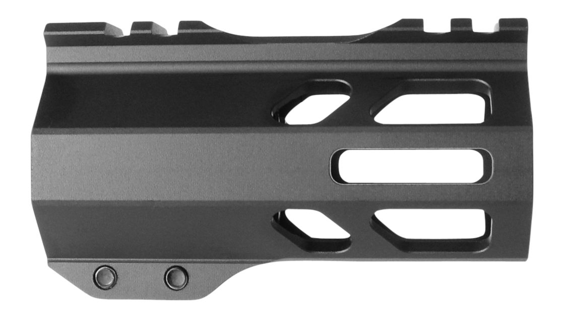 Tacfire A.C.E. M-Lok Handguard 4in Black Hardcoat Anodized Aluminum for AR