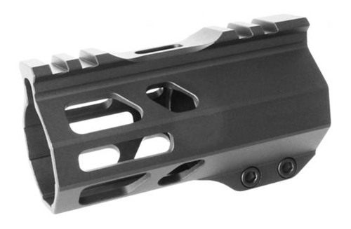 Tacfire A.C.E. M-Lok Handguard 4in Black Hardcoat Anodized Aluminum for AR view 2
