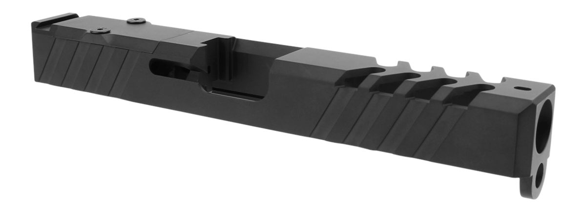 Tacfire Replacement Slide 9mm Luger Graphite Black Cerakote Stainless Steel