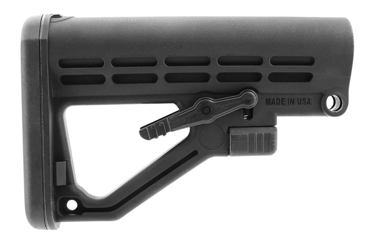 TacFire MAR082B Mil-Spec Stock w/ Pad Black