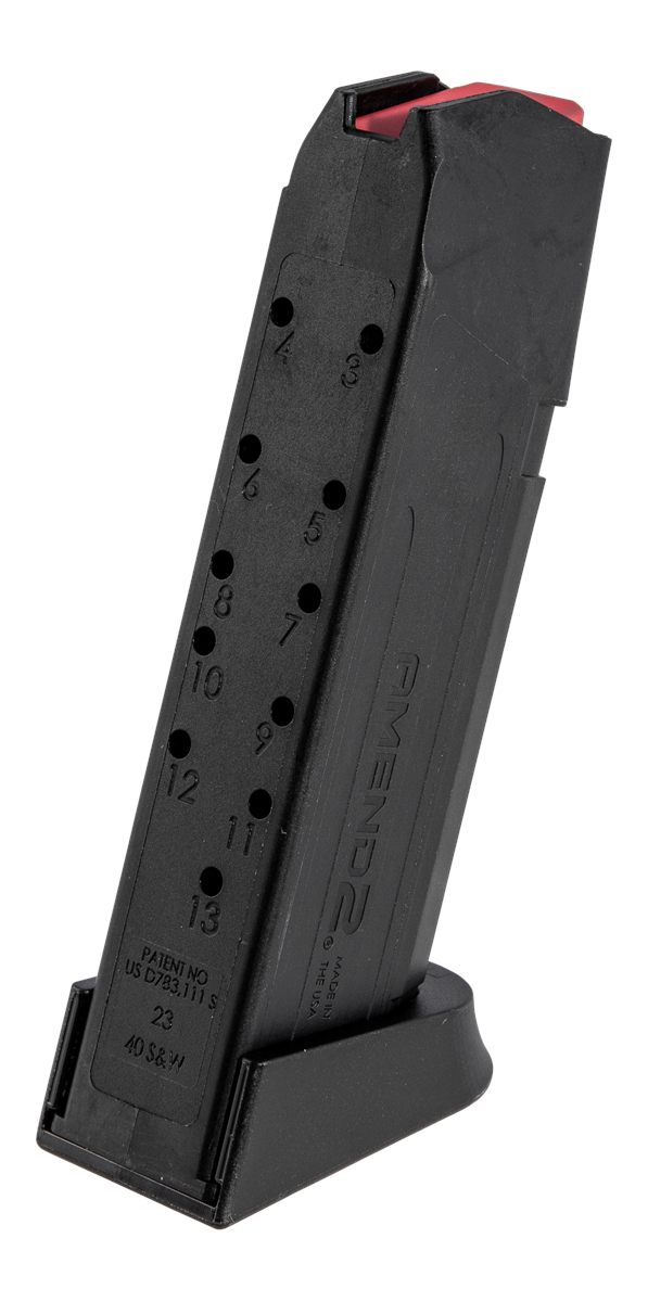 Amend2 A2GLOCK23BLK A2-23 13rd 40 S W Compatible w/Glock Black Polymer