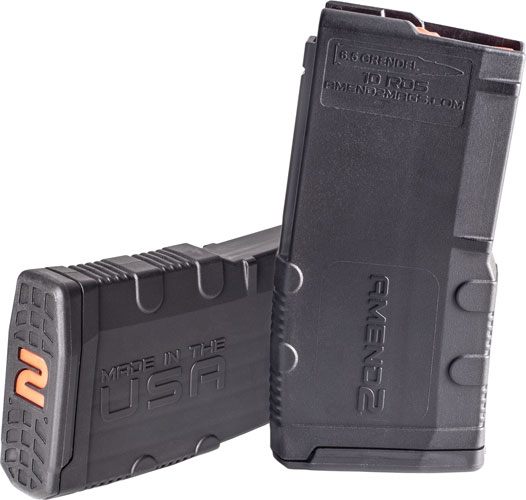 Amend2 65GRENDBLK10 10rd 6.5 Grendel Fits AR-15 Black Polymer view 2