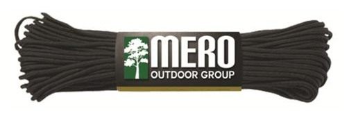 E.L. Wood Braiding Mero 550 Paracord - 100' lb Black