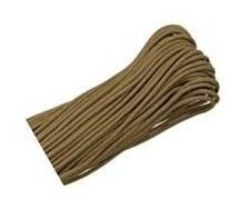 E.L. Wood Braiding Mero 550 Paracord - 100' lb Brown Coyote