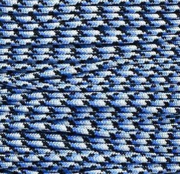 E.L. Wood Braiding Mero 550 Paracord - 100' lb Blue Snake Camo